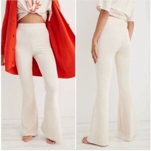 ˚⟡˖ ࣪  aerie flare ribbed pants
